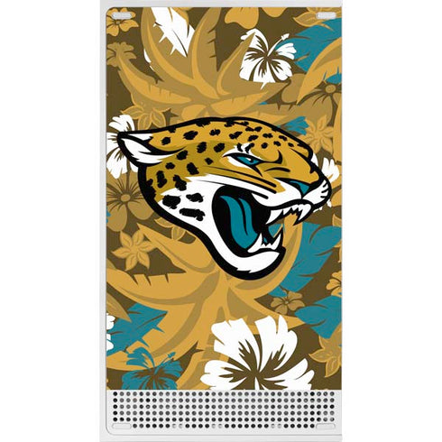 NFL Jacksonville Jaguars Tropical Print Xbox Series S Console Skin